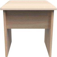 Welcome Furniture Ready Assembled Sherwood Stool In Bardolino Oak, Brown