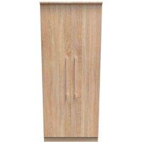 Welcome Furniture Ready Assembled Sherwood 2 Door Wardrobe In Bardolino Oak, Brown
