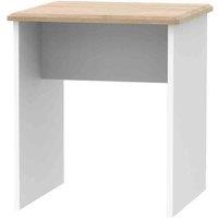 Welcome Furniture Ready Assembled Victoria Lamp Table In White Ash & Oak, White