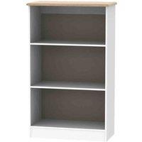 Welcome Furniture Ready Assembled Victoria Bookcase In White Ash & Oak, White