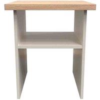 Welcome Furniture Ready Assembled Vienna Lamp Table In Kashmir Ash & Oak, Cream