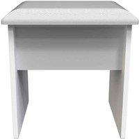 Welcome Furniture Ready Assembled Worcester Stool In White Gloss, White