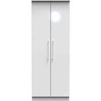 Welcome Furniture Ready Assembled Worcester 2 Door Wardrobe In White, White