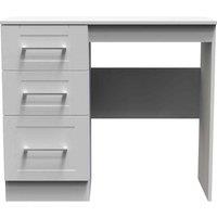 Welcome Furniture Ready Assembled York Vanity In Grey Ash, Grey