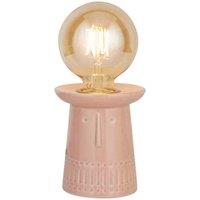 Lighting Collection Purple Face Lamp With Bulb, Purple