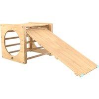 TP Active Tots Climbing Cube and Slide, Brown