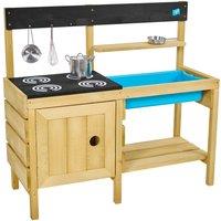 TP Junior Chef Wooded Mud Kitchen, Brown
