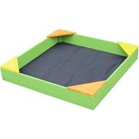 Liberty House Toys Kids Sandpit with Cover, Green