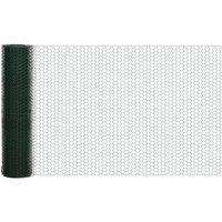 PawHut Foldable Chicken Wire Mesh, for Rabbits, Ducks, Geese, 1 x 25m, Green