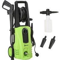 Outsunny DURHAND 1800W High Pressure Washer, 150 Bar Pressure, 510 L/h Flow - Green