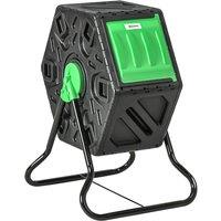 Outsunny 65L Compost Bin w/ Steel Legs