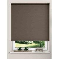 New Edge Blinds Thermal Blackout Roller Blinds 60cm Chocolate, Brown