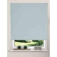 New Edge Blinds Thermal Blackout Roller Blinds 80cm Duck Egg Blue, Blue