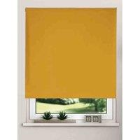 New Edge Blinds Thermal Blackout Roller Blinds 50cm Ochre, Orange