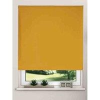 New Edge Blinds Thermal Blackout Roller Blinds 140cm Ochre, Orange