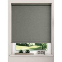 New Edge Blinds Thermal Blackout Roller Blinds 80cm Late Grey, Grey