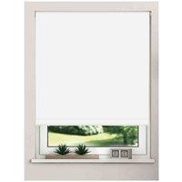 New Edge Blinds Thermal Blackout Roller Blinds 80cm White, White