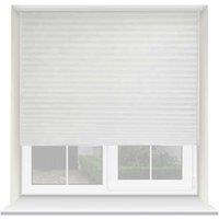 New Edge Blinds Dim Out Pleated Blind Shade 85cm White, White
