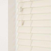New Edge Blinds Fine Grain Blinds With Strings 70cm Misty White, Yellow