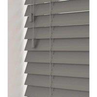 New Edge Blinds Fine Grain Blinds With Strings 90cm Smooth Grey, Grey