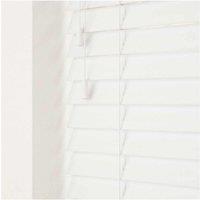 New Edge Blinds Fine Grain Blinds With Strings 90cm Serene, White
