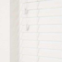 New Edge Blinds Fine Grain Blinds With Strings 90cm Ultra White, White