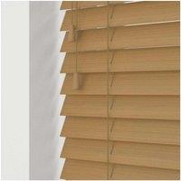 New Edge Blinds Fine Grain Blinds With Strings 90cm Sahara Oak, Brown