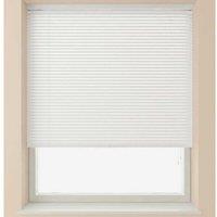 New Edge Blinds 152cm Drop 25mm Slat PVC Venetian Blind 105cm White, White