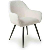 Shankar 2 x Olympia Boucle White Dining Chair