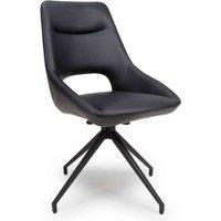 Furniture Link Ace Chair - Black Set Of 2, Black