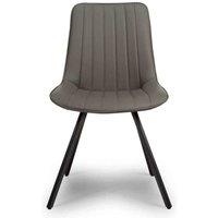 FURNITURE LINK Miro Chair - Truffle (Sold in 2's), Grey