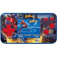 Lexibook Handheld Console Mini Cyber Arcade 150 Games Including Spider-man, Red