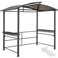 Tectake Barbecue Pavilion Asado 2.4X1.5X2.34M