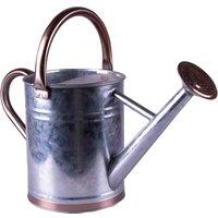 St Helens Metal Watering Can 4L Capacity - Silver, Silver