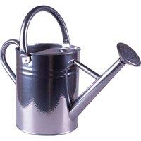 St Helens Metal Watering Can 4L Capacity, Silver