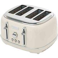 Haden Highclere Cream 4 Slice Toaster, Cream