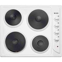 Haden HSP60W 60Cm Solid Plate Hob White, White