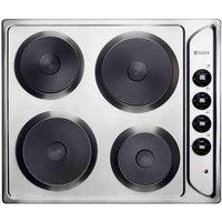 Haden HSP60X 60Cm Solid Plate Hob Stainless Steel, Silver