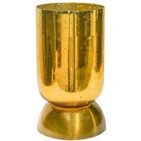 Ivyline Regency Metalic Tiered Vase Gold H27.5cm D15cm, Gold