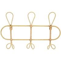 Interiors by PH Three Hook Hanger, Brown