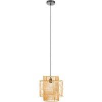 Interiors by PH Natural Rattan Overlapping Pendant Lamp, Brown