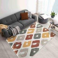 Green Decore Vernal Alba Rug - Yellow, 120 cm X 180 cm, Brown