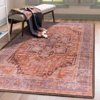 Green Decore Vernal Peoria Rug Rust/Brown/Grey, 120 cm X 180 cm, Brown