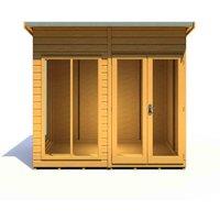 Shire Lela 8 ft x 6 ft Summerhouse, Brown