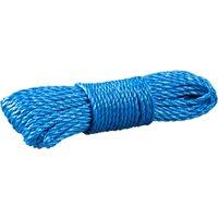 St Helens Clothes Washing Line Rope 20M Length Blue, Blue