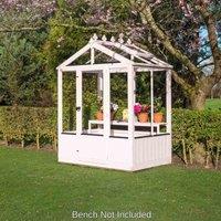 Shire 6 ft x 4 ft Holkham Greenhouse Painted Pink, Pink