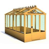 Shire Holkham Greenhouse 6 ft x 12 ft, Brown