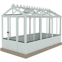 Shire 6 ft x 12 ft Holkham Greenhouse Painted Blue, Blue