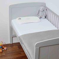 Panda 100% Bamboo Kids Duvet Cover - Quiet Grey, Silver