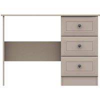 One Call Furniture Bordeaux Dressing Table Chest Ready Assembled Fired Earth, Brown